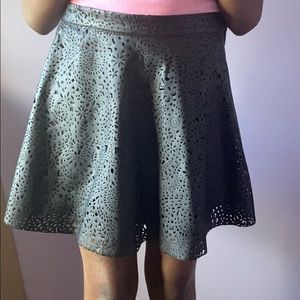Black skirt with deatails